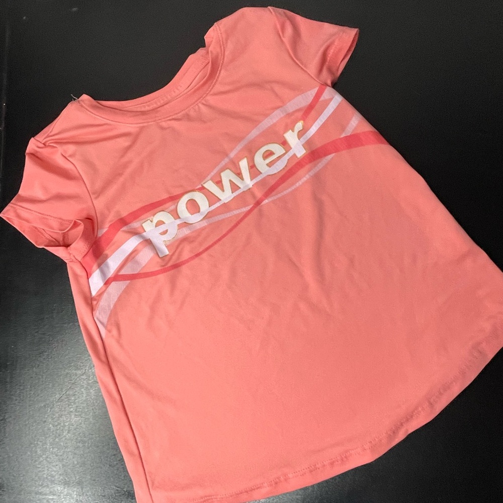Ideology Kids Coral “Power” T-Shirt size 5